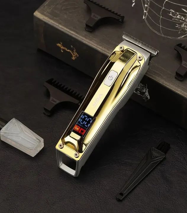 Maquina De Acabamento Vgr/usb Sem Fio%Turbo/Lâmina De Aço carbono /Com Display Digital 