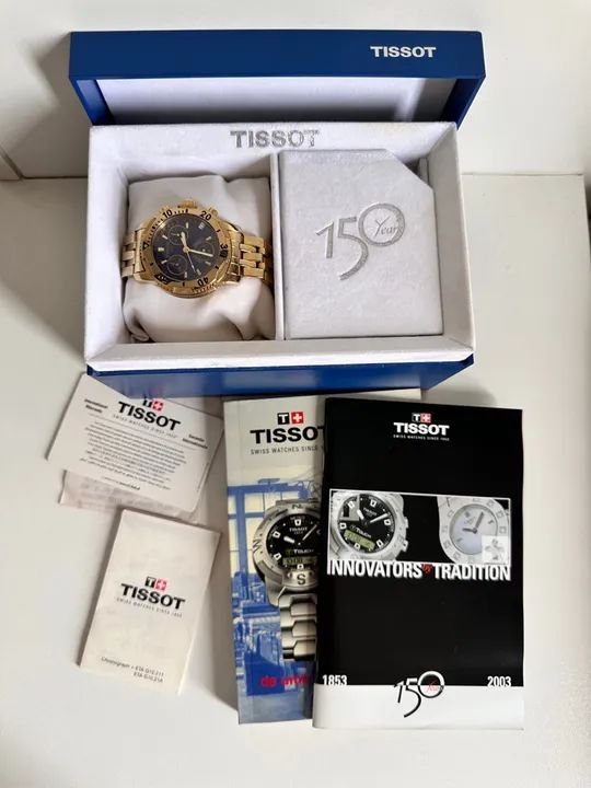Relógio Tissot PRS200 dourado original  - Foto 4