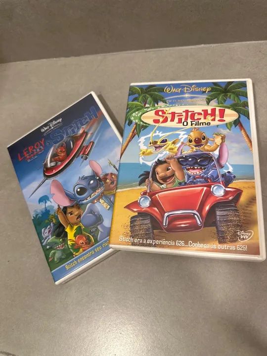 DVDs Disney - Stitch! O Filme e Leroy e Stitch