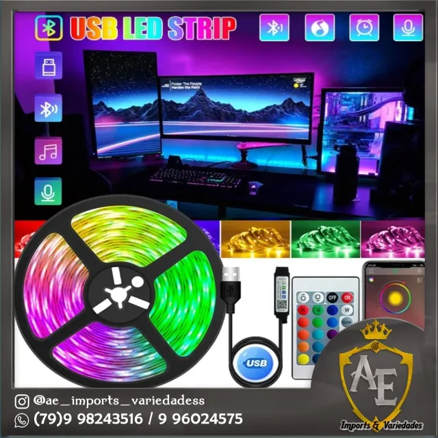 fita led 5 metros completa