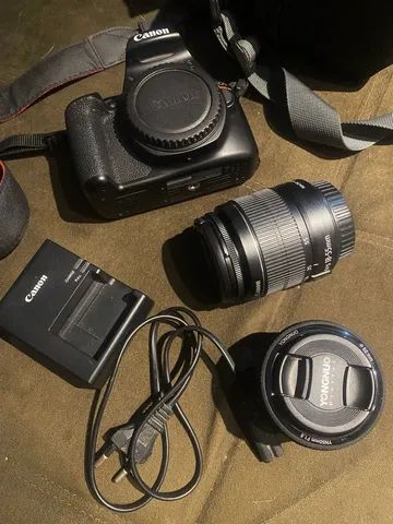 Canon T6 + 18-55mm + 50mm + Bolsa e acessórios - Foto 2