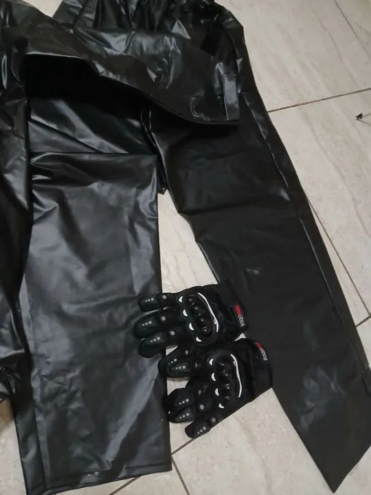 Capa de chuva de moto + par de luva - Foto 3