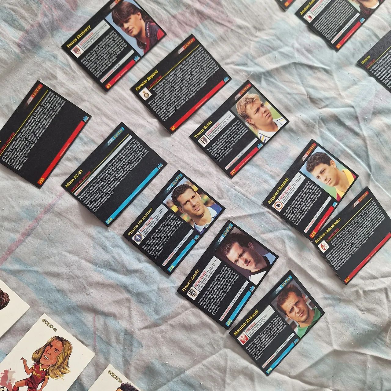 31 cards campeonato italiano de futebol - diversos anos década de 90 - Foto 4