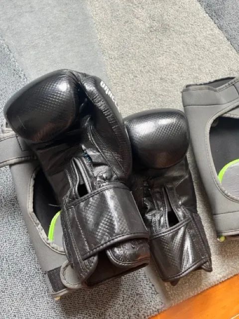Luxa Boxe Muay Thay Green Hill  + Caneleira Everlast - Foto 4