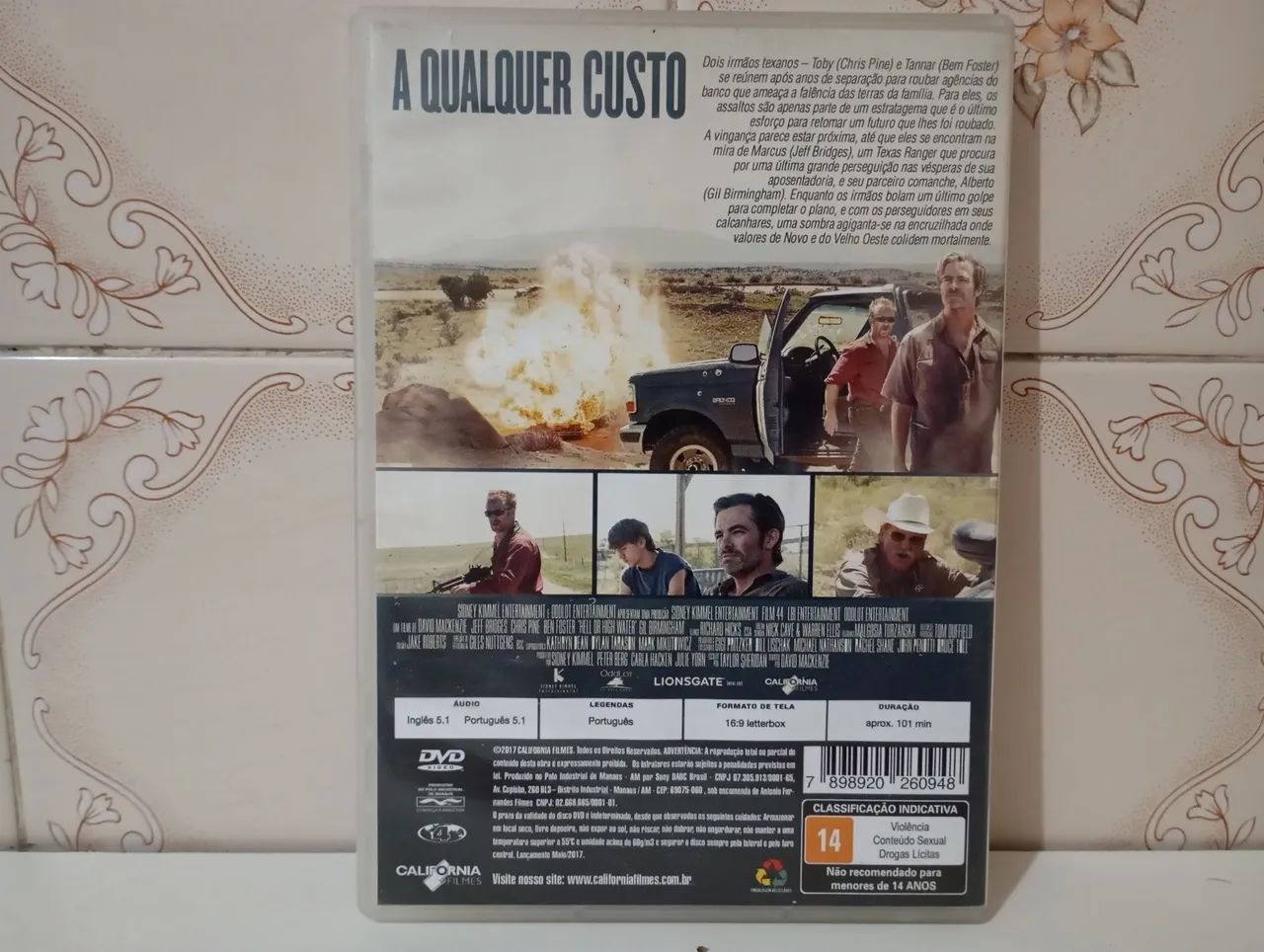 Dvd Filme A Qualquer Custo Justiça Não É Crime - Original RARO - Foto 2