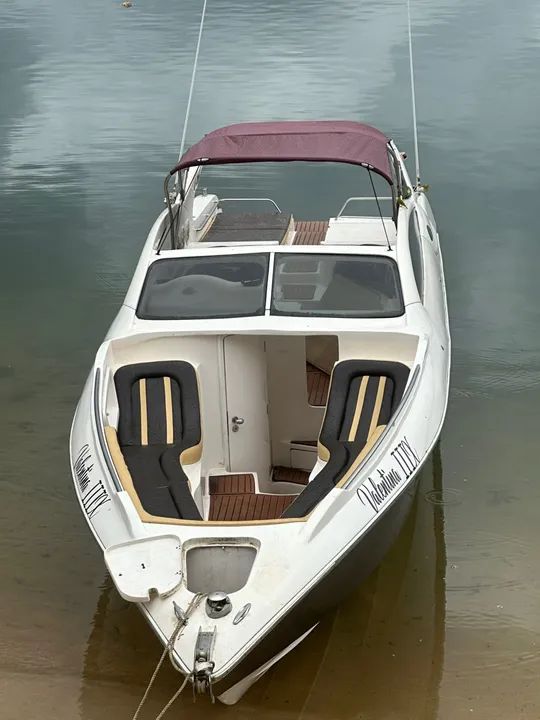 Lancha Valentinha 38 pés - LINDA PROA ABERTA  - Foto 6