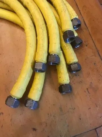 077 Mangote mangueira tubo flexível inox - Foto 3