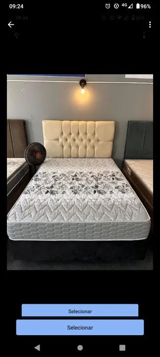Colchão Casal com  Espuma D33  e  Base   - Foto 4