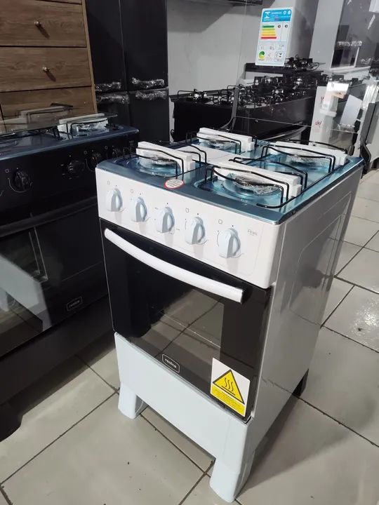 Fogão 4 Bocas realce ares branco (sem acendimento automático) novo 1 ano de garantia  - Foto 4