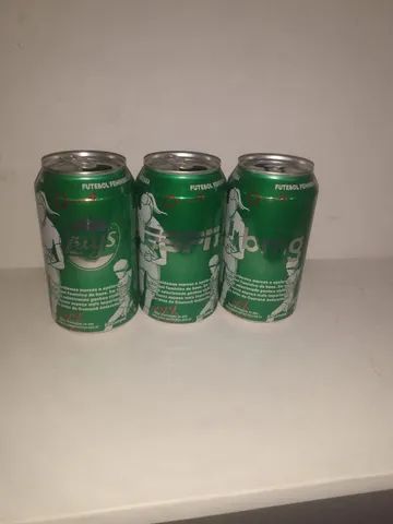 Latinhas: Coleção Futebol Feminino Guaraná kit Com 3 - Raro - Foto 3