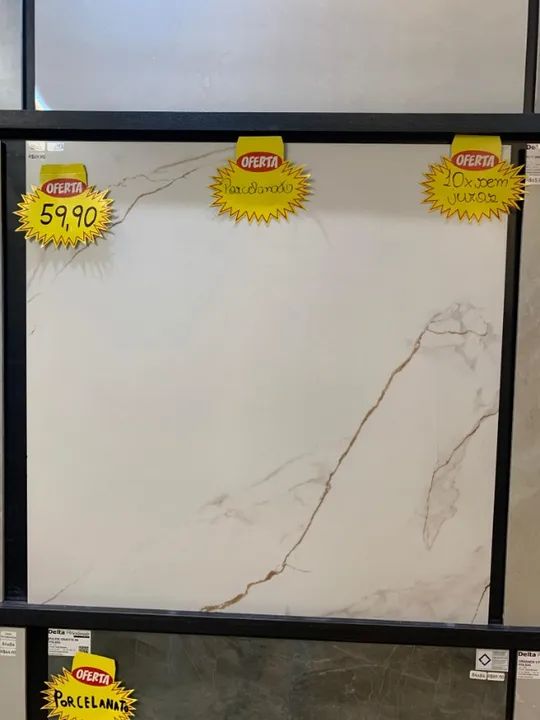 Porcelanato Vene Doro 84x84 Acetinado - 10x sem juros - Foto 2