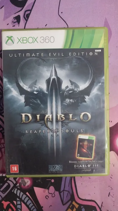 Jogo XBOX 360 DIABLO ULTIMATE EVIL EDITION REAPER OF SOULS