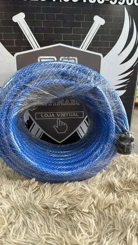 Mangueira flexível com bico regulagem 15 metros - Foto 6