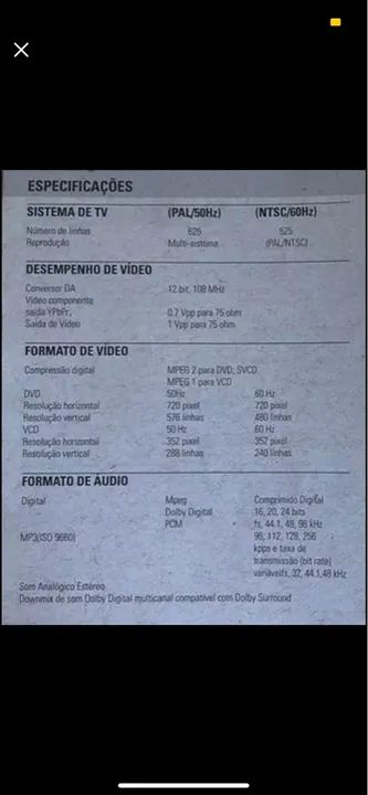 DVD VIDEO Player DVD 3005 Philips - Foto 4