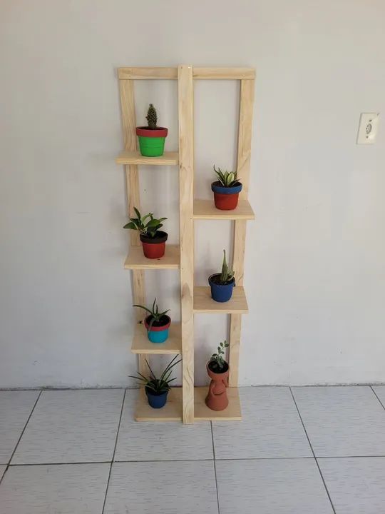 Prateleira de Madeira para Plantas - Foto 3