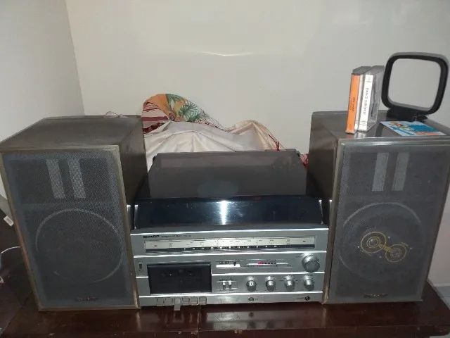 aparelho de som 3x1 sharp