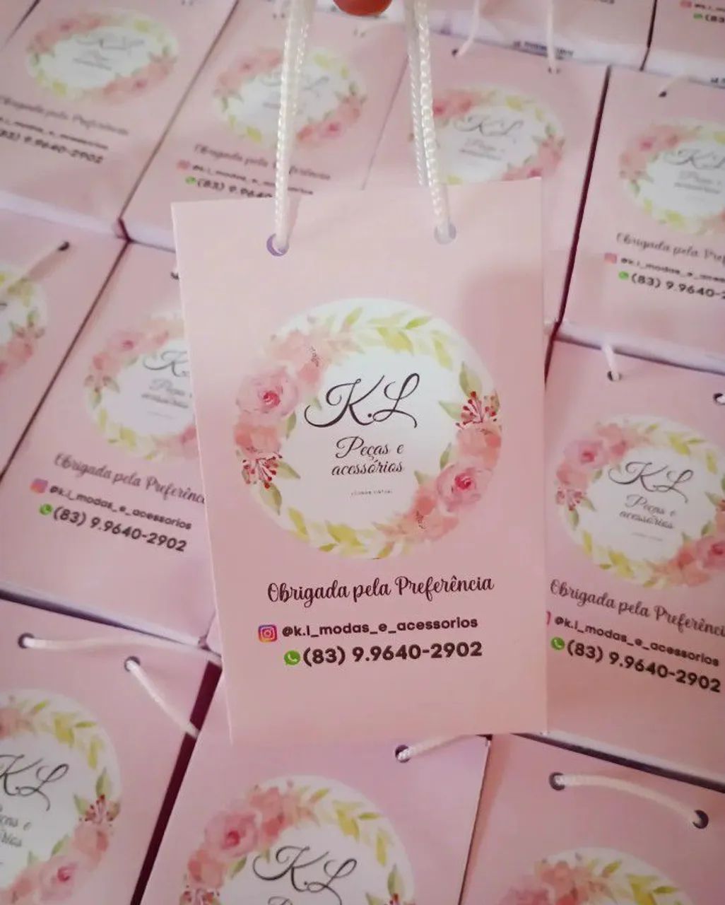 Sacolinhas de papel personalizadas - Foto 4