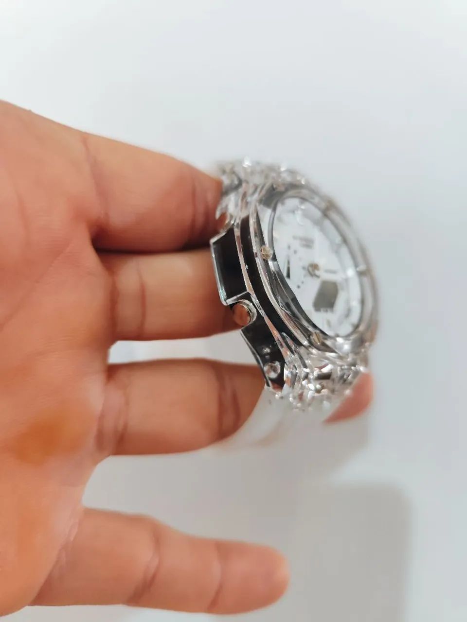 G-Shock Casio Transparente - Relógio Moderno e Estiloso - Foto 2