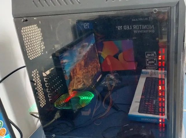 Cpu - Pc Gamer i5 SSd 240Gb + Hd 500 Ram 16Gb Gt1030 Linda Perfeita - Foto 2