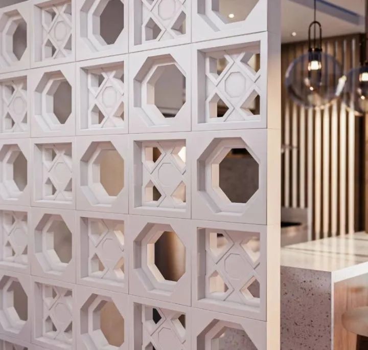 Parede de cobogós- Estilo Moderno