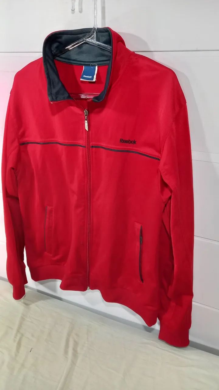 Jaqueta Reebok Vermelha Esportiva - Foto 2