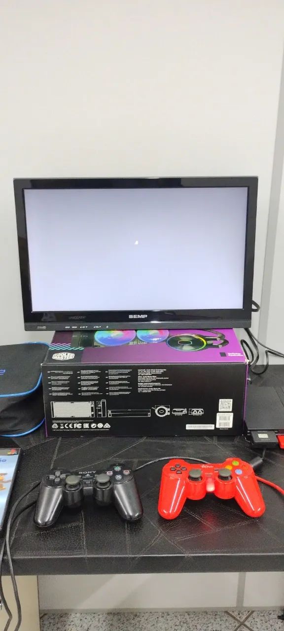 Videogame PS2 - Playstation 2 - E TV Semp 20" - Combo - Foto 2