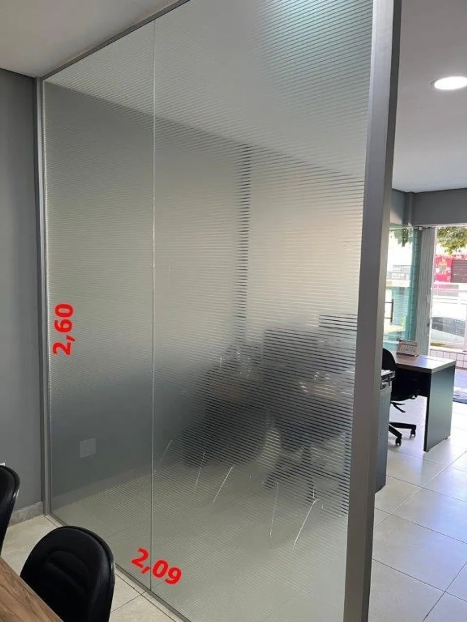 Blindex 8mm - Parede vidro - Fechamento