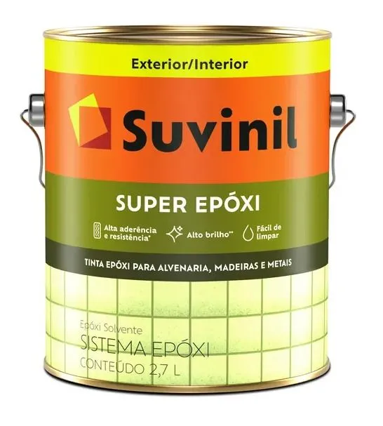 Tinta Suvinil Super Epóxi e fundo branco epóxi (meio galão)