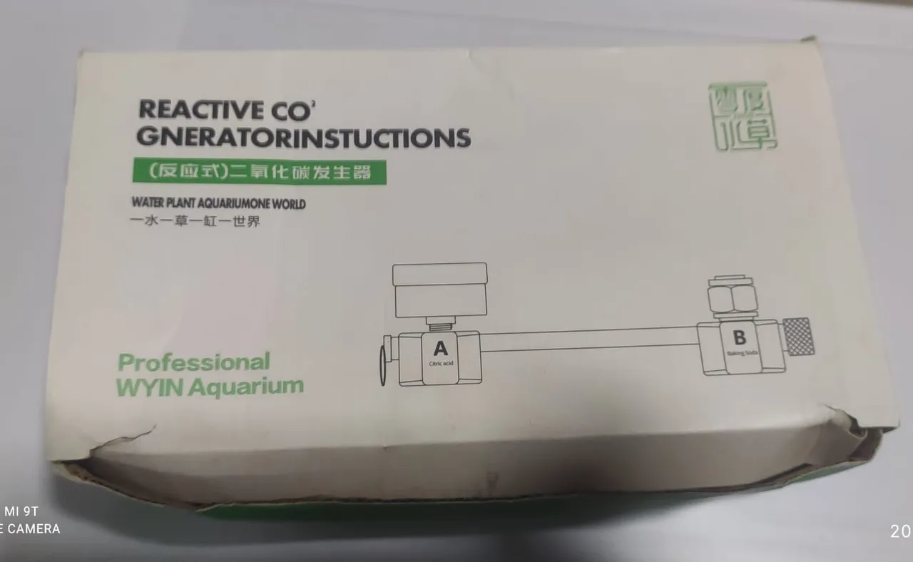 Gerador de CO2 para aquário WYIN Aquarium