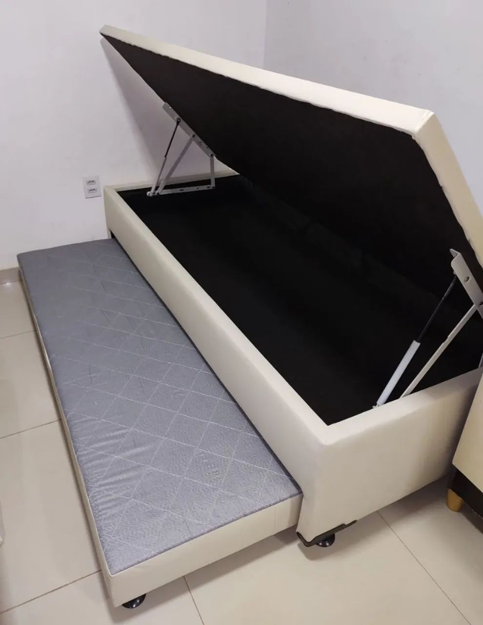 Cama Box com Baú e Cama Auxiliar - Foto 3