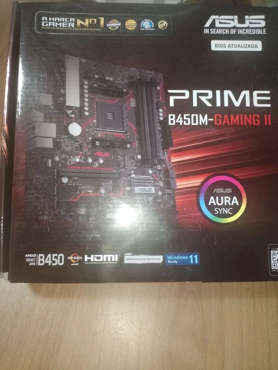 Placa-Mãe ASUS Prime B450M-Gaming II