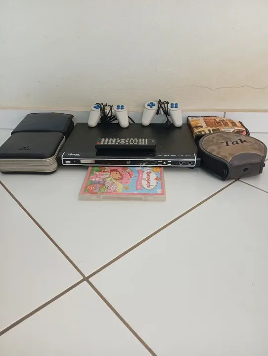 Aparelho de DVD/karaokê/vídeo game