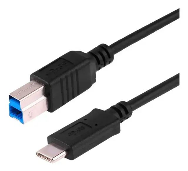 Cabo Usb-c Para Impressora Usb-b 3.0 1 Metro Android Otg