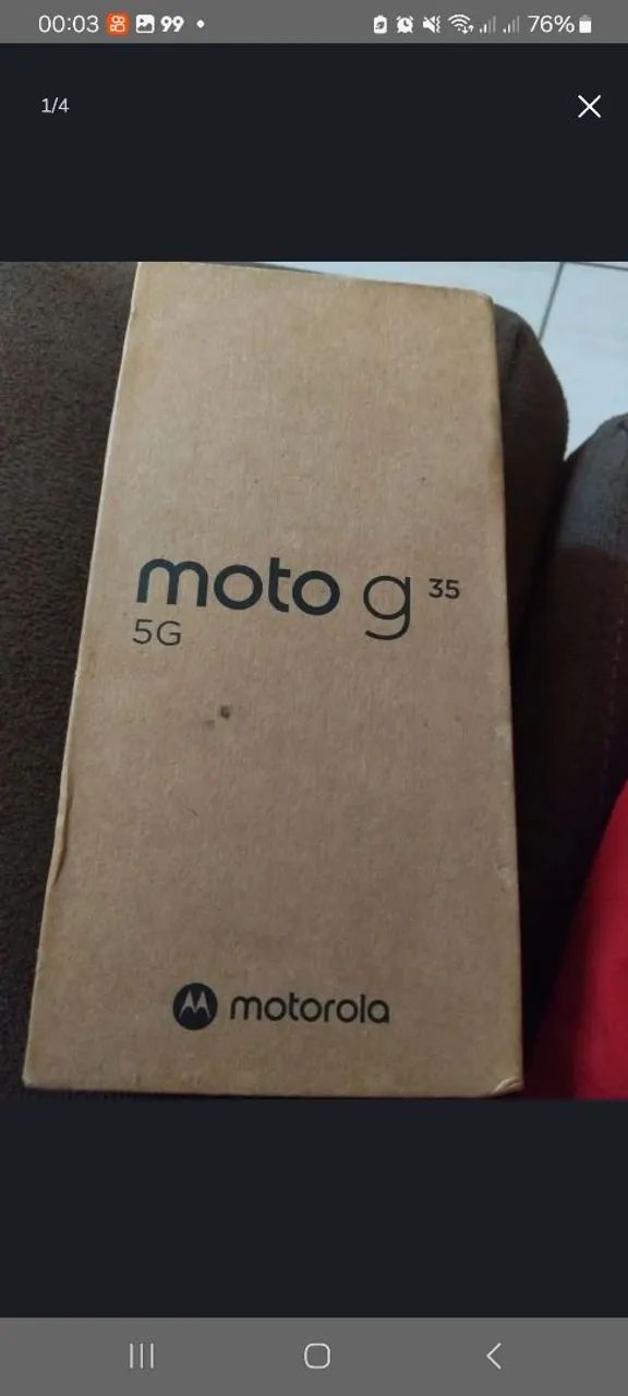 Celular semi novo na caixa com carregador  - Foto 2