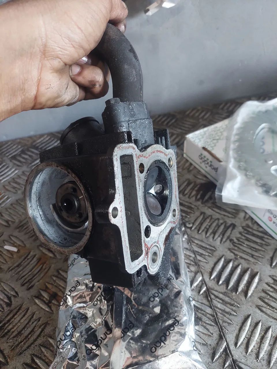 Carcaça do motor da shinray 50cc