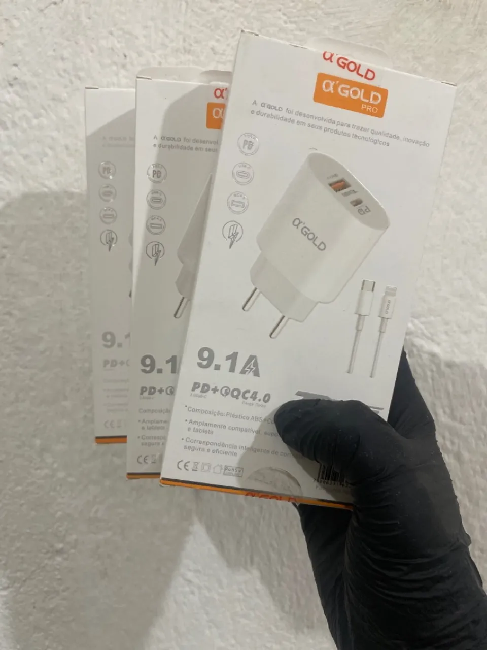 Carregador ? Gold PRO 9.1A PD+QC4.0 - não respondemos chat, últimas unidades!!