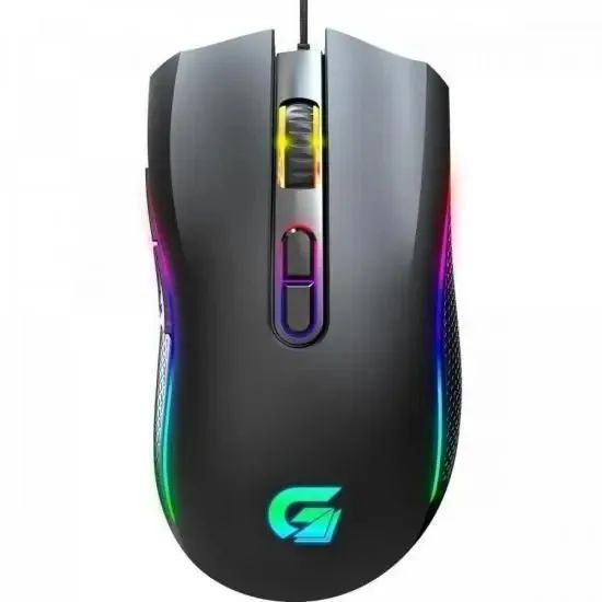 Mouse Gamer Fortrek Black Hawk, Rgb 7200dpi 6 Botões Com fio - Loja COimbra Computadores 