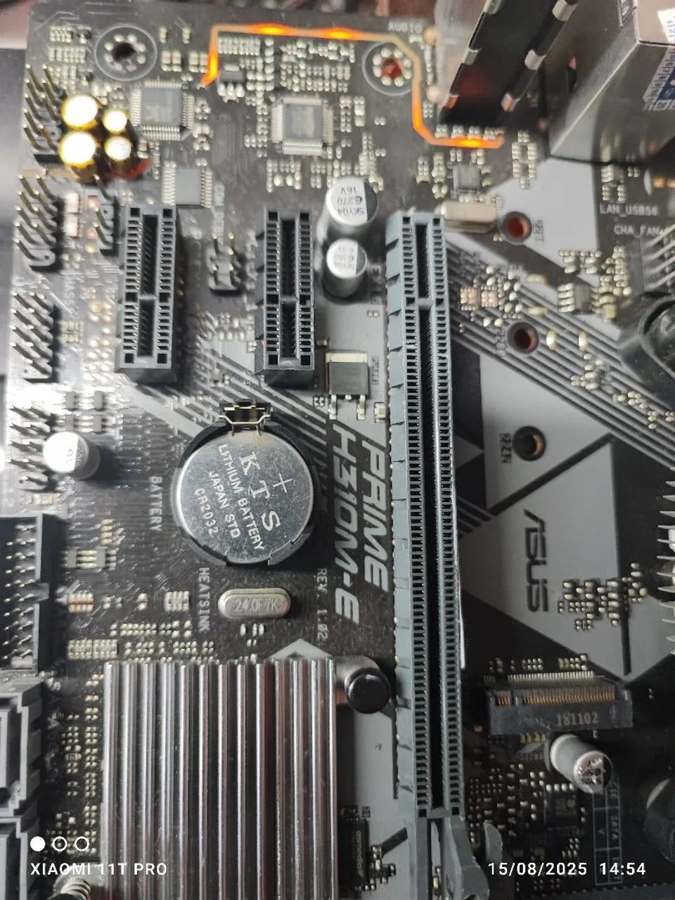 Placa-mãe ASUS Prime H310m-E i3 8100 