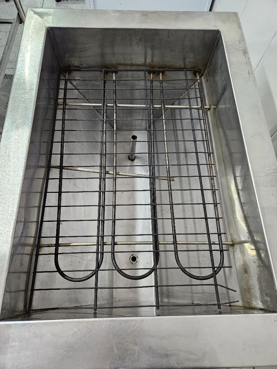 Fritadeira água e oleo inox industrial  - Foto 3