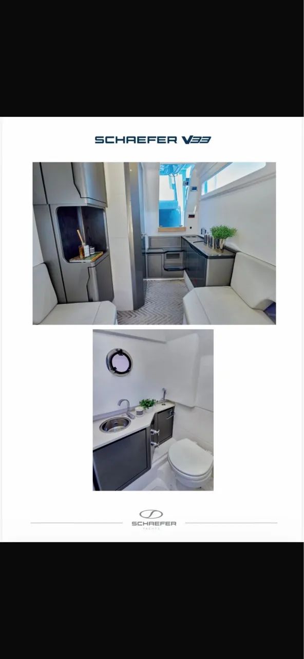 VENDO LANCHA SCHAEFER V33 COM APENAS 130 HORAS - Foto 2