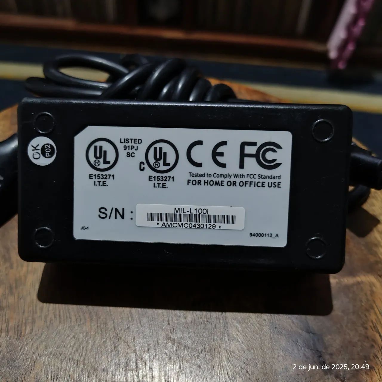 FPoE, power injector, fonte de Alimentação com Porta de Rede - Data In - Foto 3