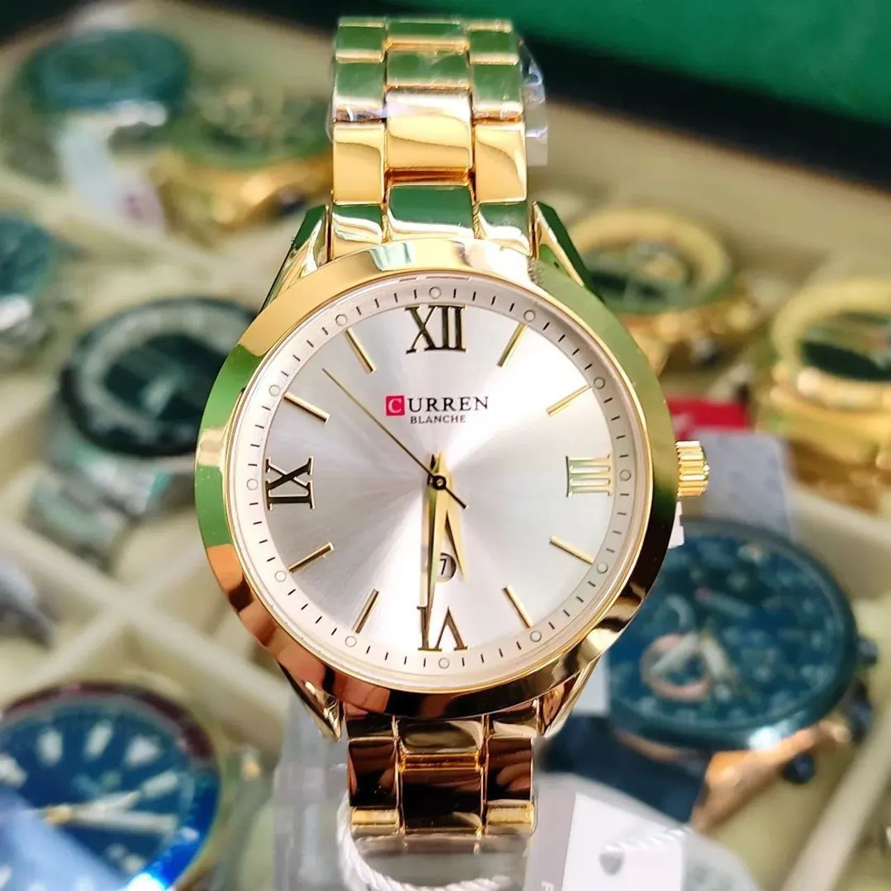 Womens Watches Watch Curren 9006 Curren 9007 Quartz Movement Round