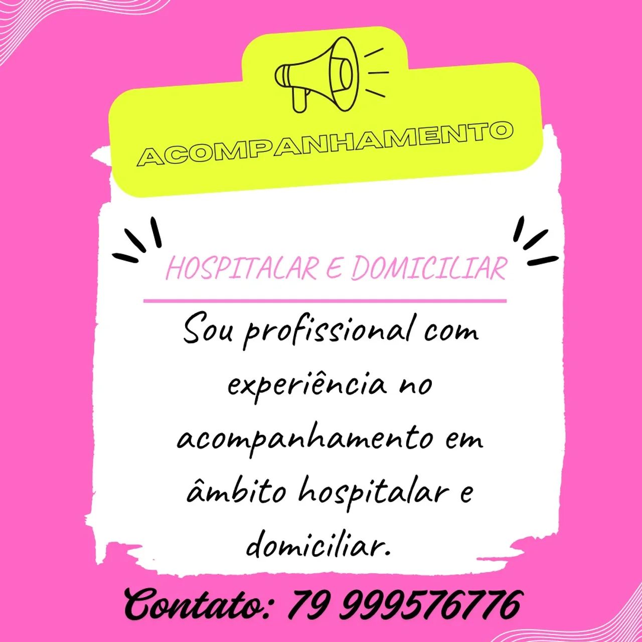 Acompanhante Hospitalar e Domiciliar