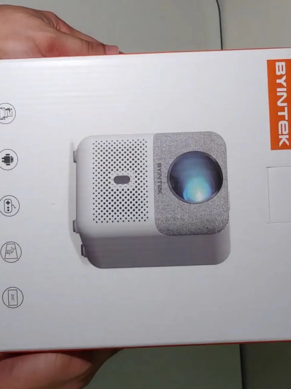 Mini Projetor Byintek Love U4 4K | Lacrado - Foto 5