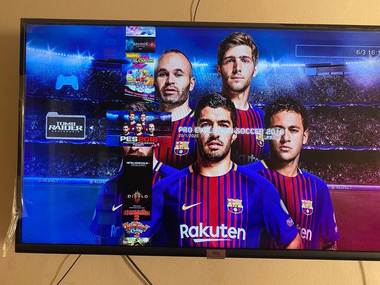 Vendo PS3 Slim 1TB Desbloqueado Sistema Atualizado 4.92 2025 Somente interessados chamar  - Foto 3