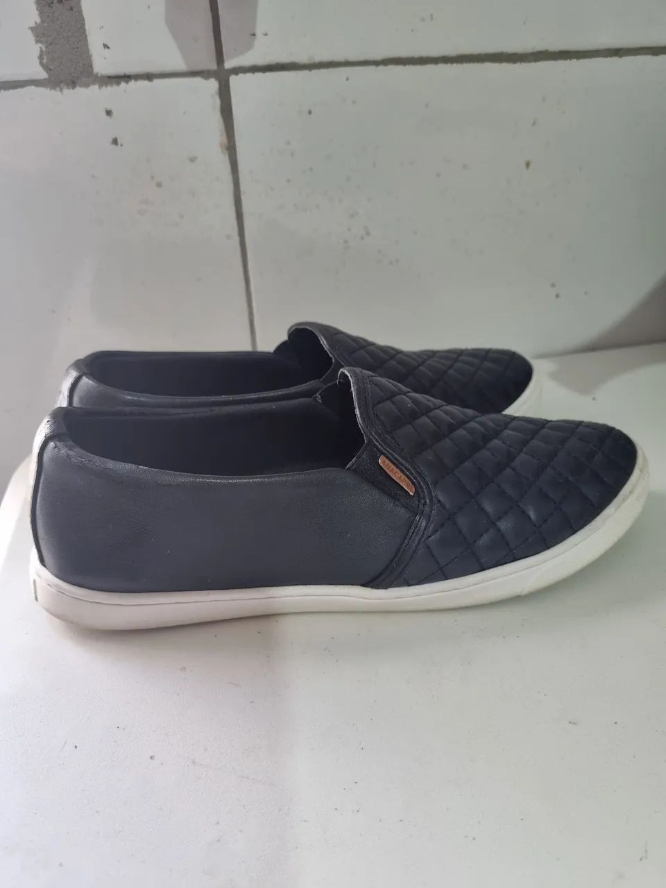 Sapato Feminino Preto Matelassê - Anacapri - Foto 3