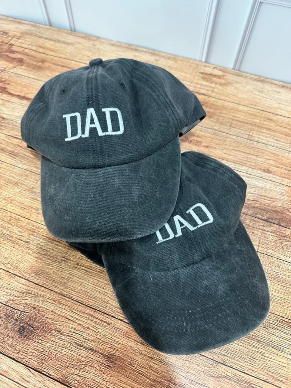 Boné DAD estilo desbotado preto 