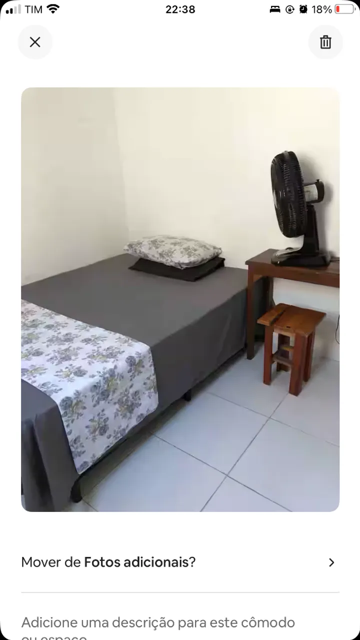 Quarto com despesas inclusas