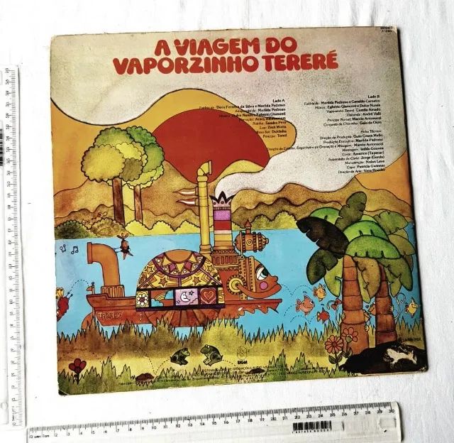 Disco Vinil - LP - O País das Águas Luminosas (A Viagem do Vaporzinho Tereré) - 1980 - Foto 3