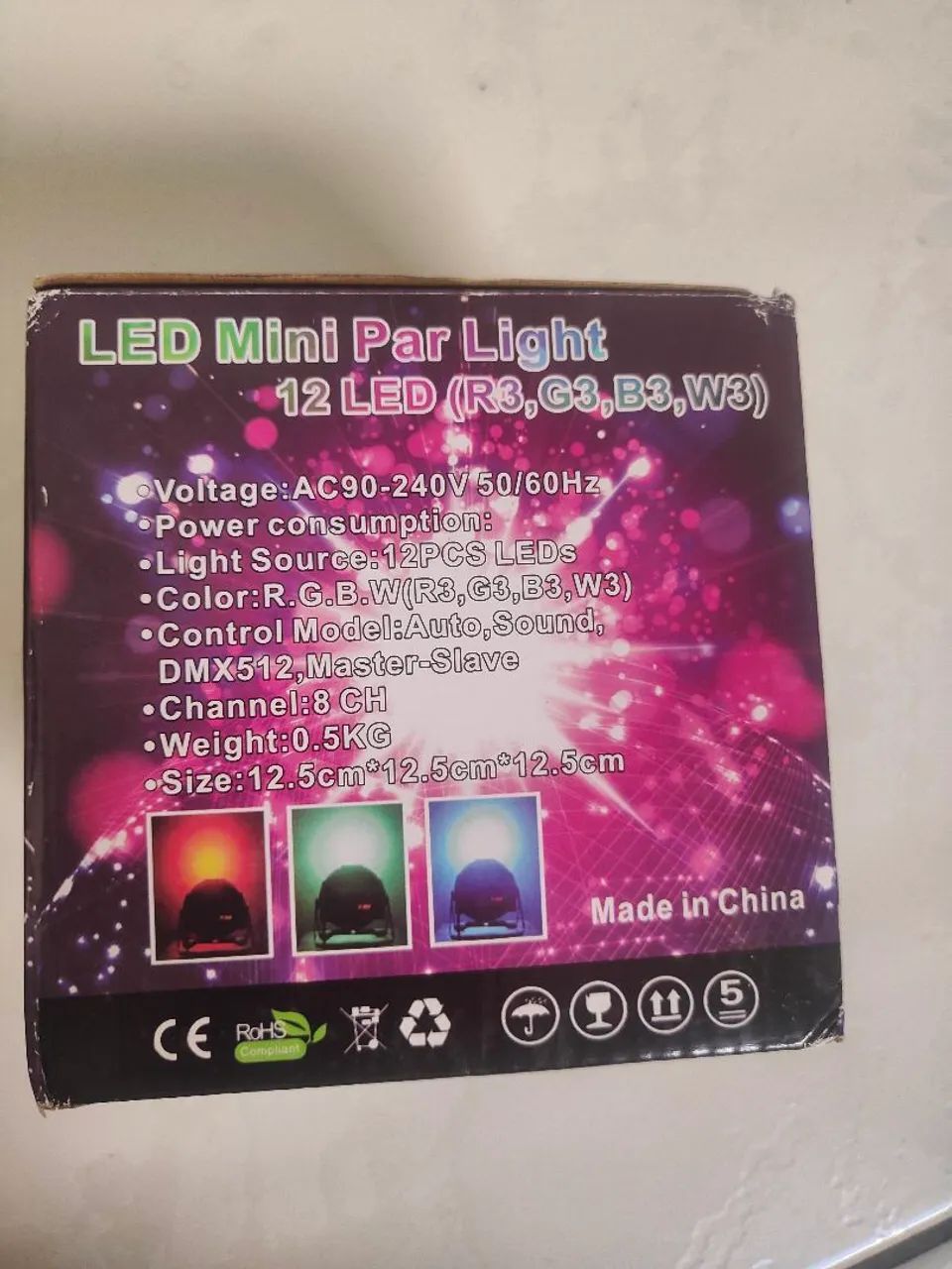 RGB LED Cannon DMX Input64168585578753121